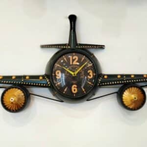 Vintage Plane Green Wall Art